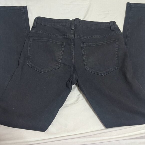 Forever 21 Women's Dark Denim Gray Mid-Rise Skinny Jeans US - Size 28 - Picture 2 of 3